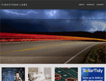 Tablet Screenshot of firestormlabs.com